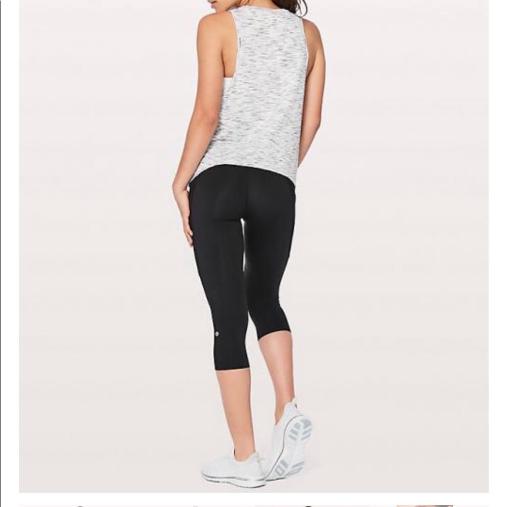 Lululemon Squad Goals Tank Tiger Stripe Size 6